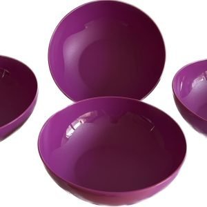 platos hondo floresta tupperware