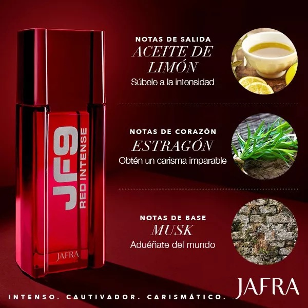 red intense 2 perfume jafra jf9 red intense