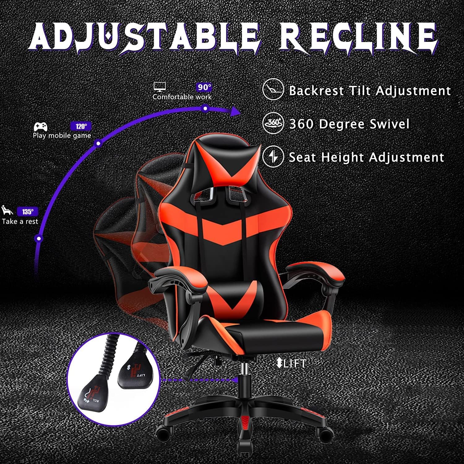 silla 6 silla gamer
