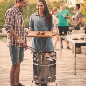 asador acero inoxidable