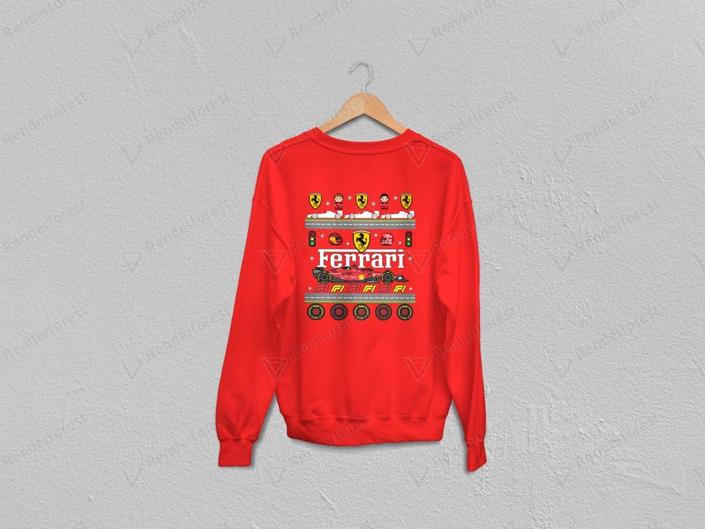 sudadera ferrari roja sudadera ferrari f1